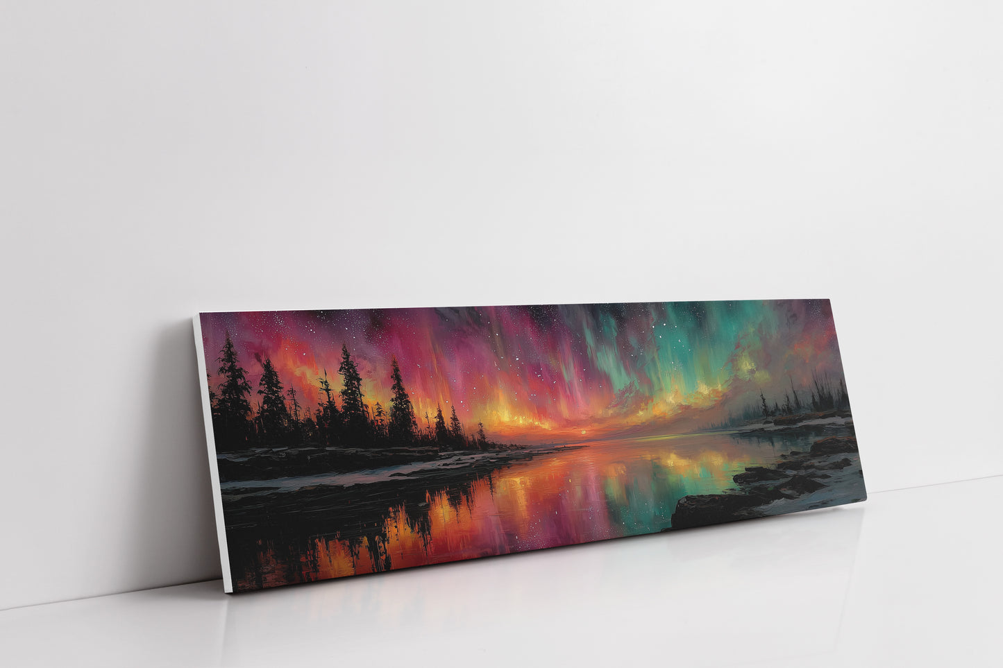 Northern Lights Over Still Waters