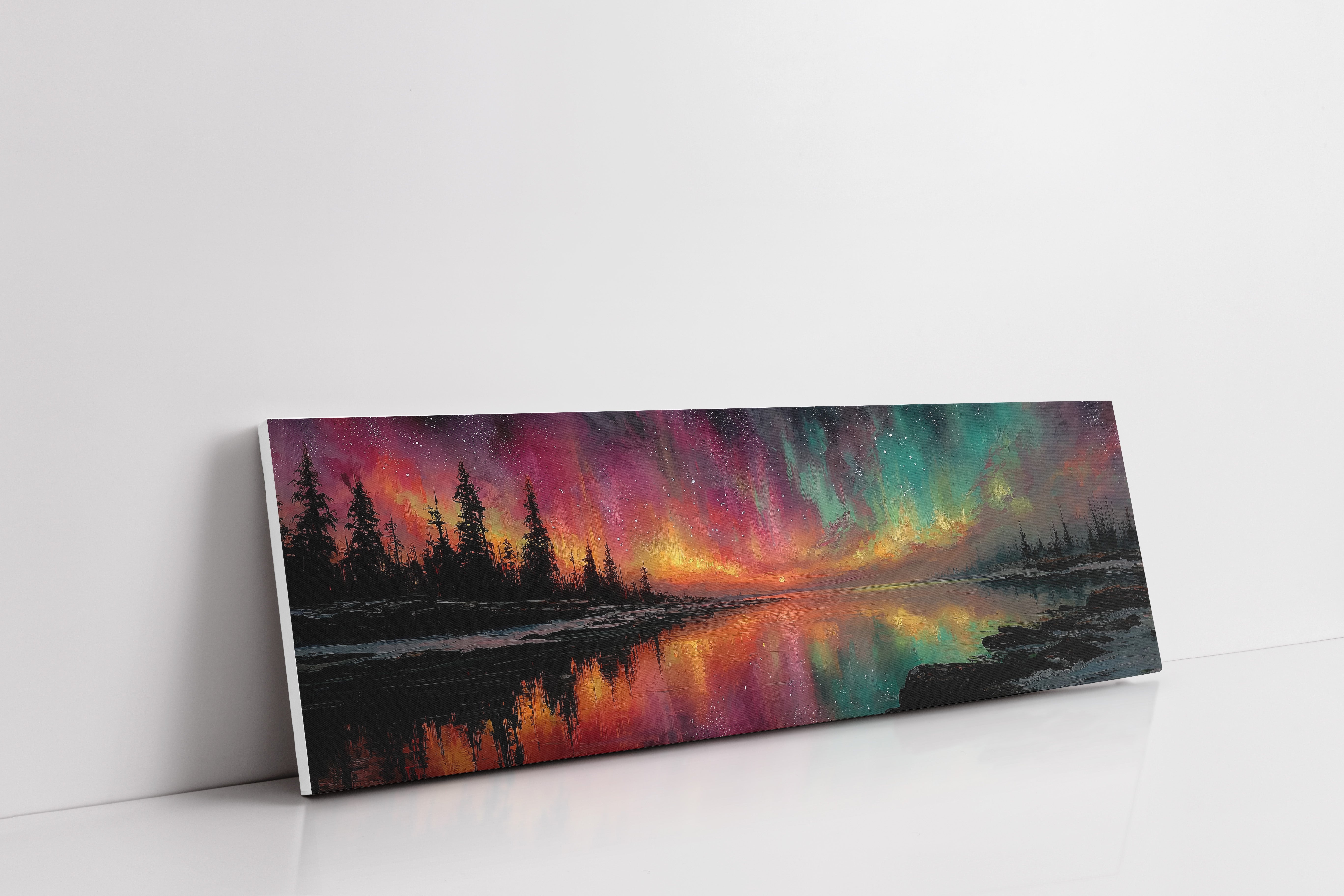 Northern Lights Over Still Waters