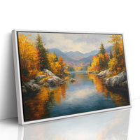 Mountain Lake Mirrors October's Glory