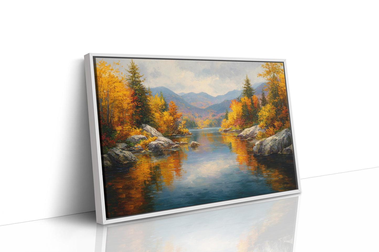 Mountain Lake Mirrors October's Glory