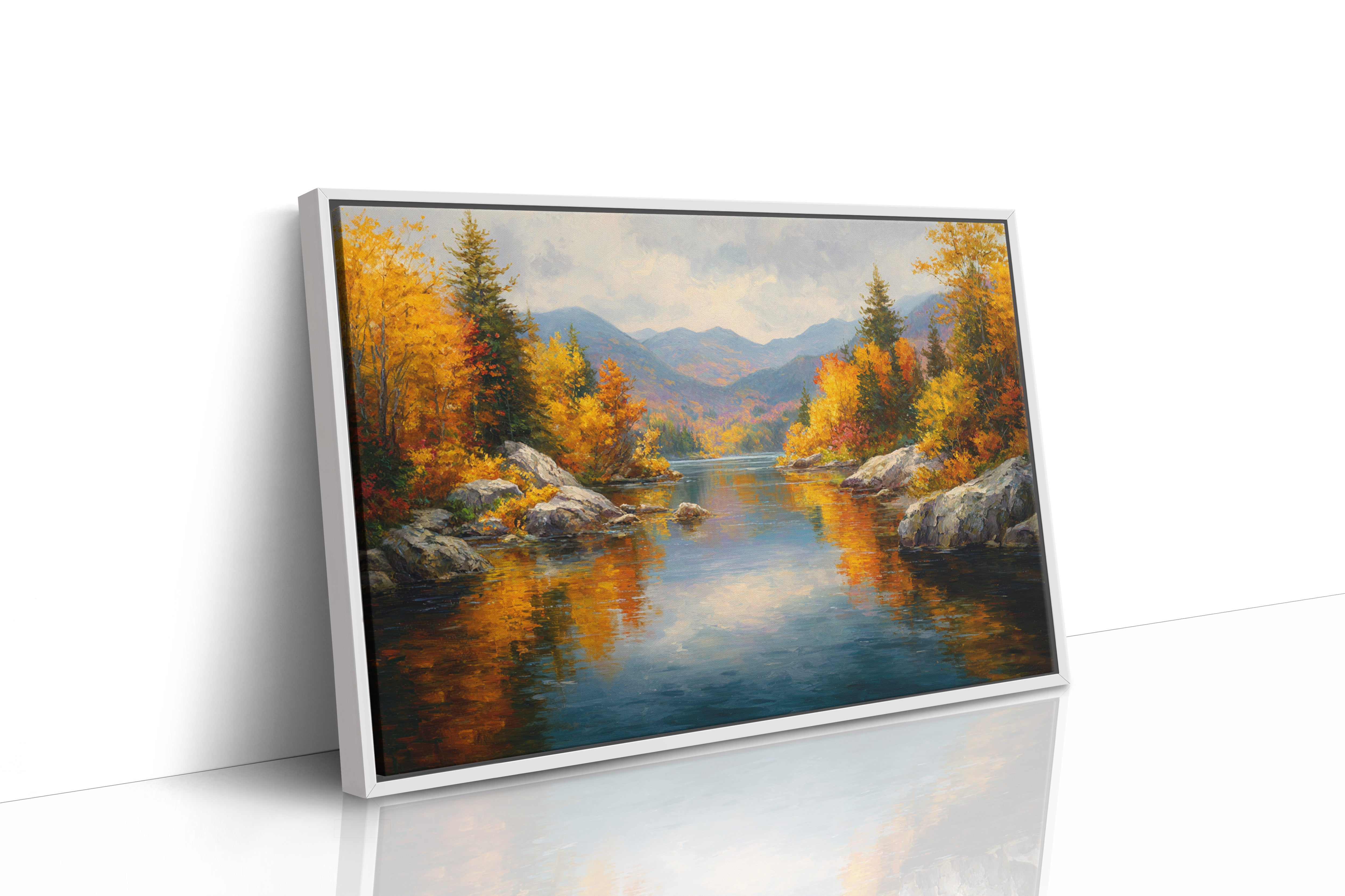 Mountain Lake Mirrors October's Glory