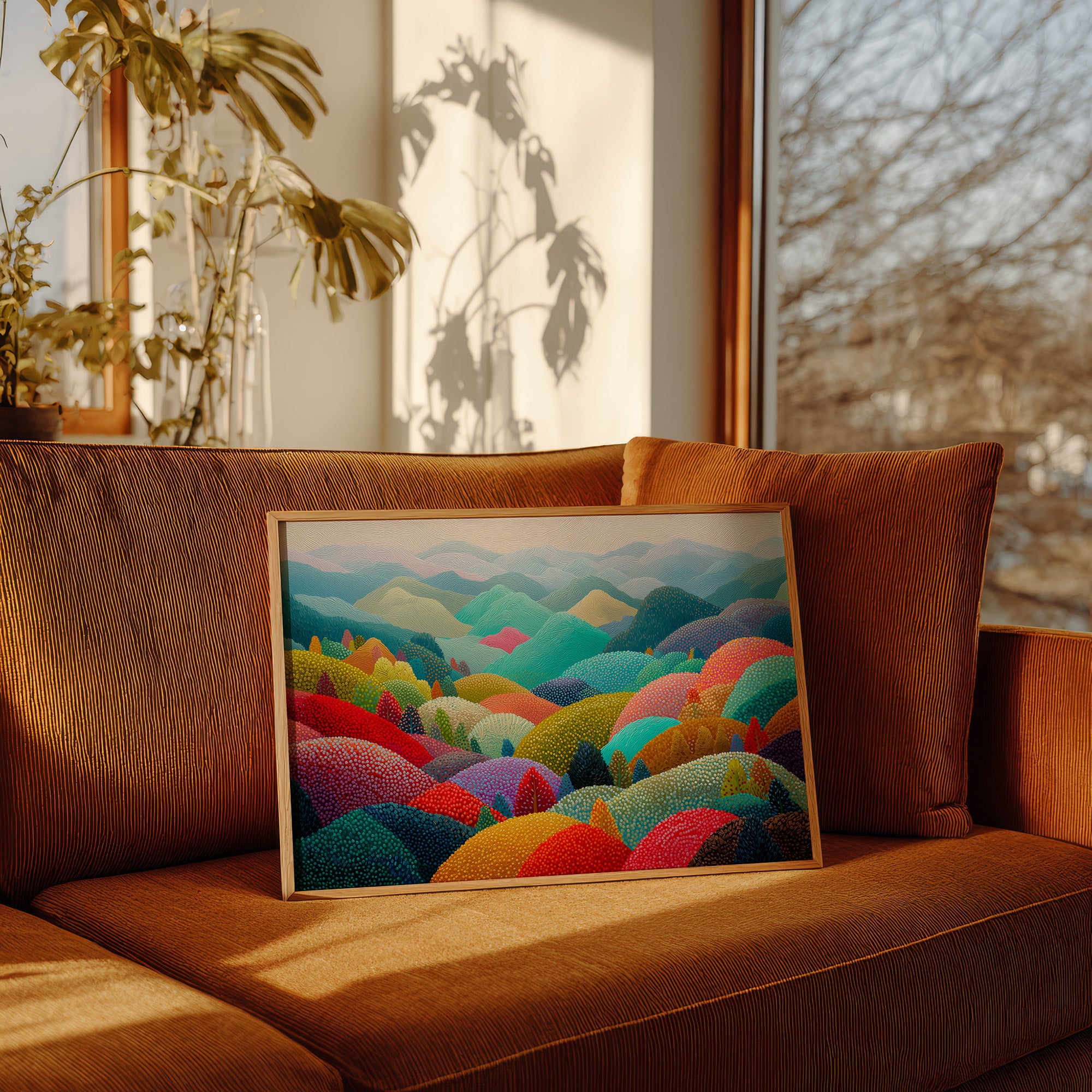 Rolling Hills Paint Summer's Rainbow Song