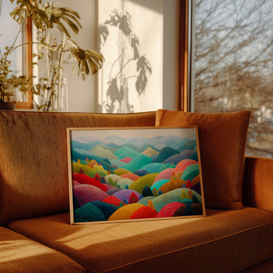 Rolling Hills Paint Summer's Rainbow Song