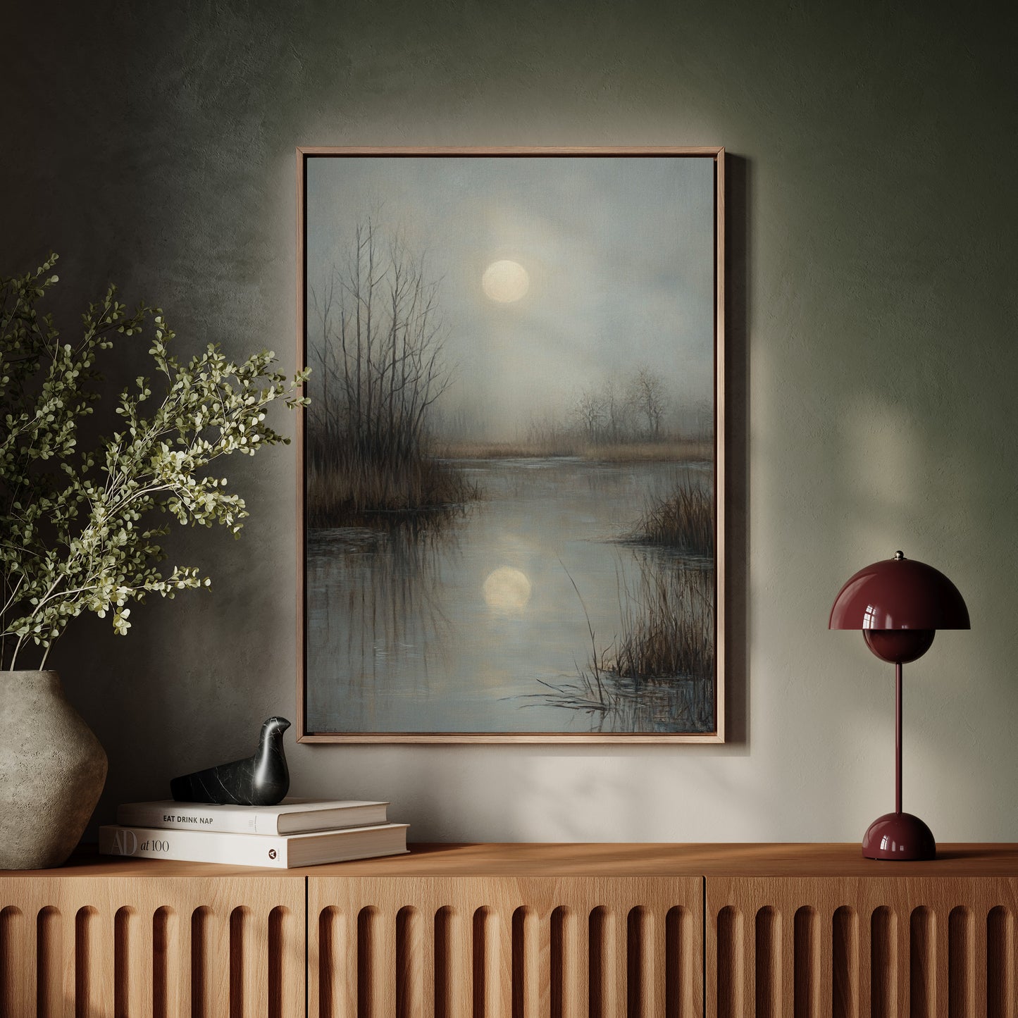 Moonlight Dances on Still Waters