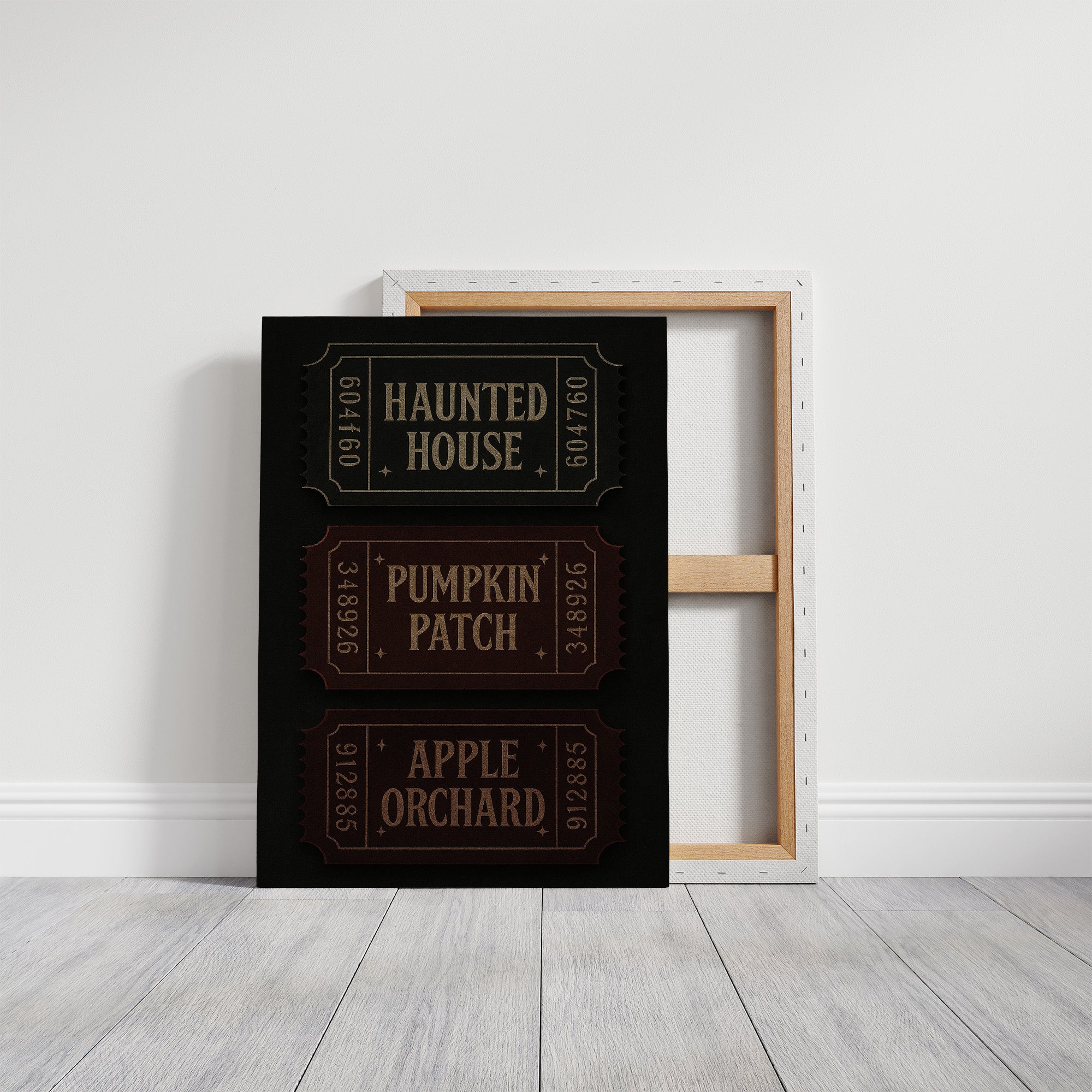 Autumn's Passage Through Vintage Tickets