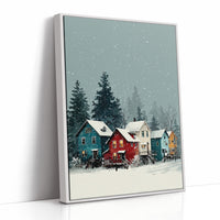 Snow Falls on Main Street