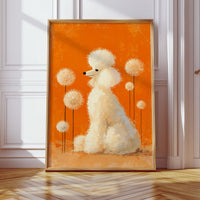 A Poodle's Playful Garden