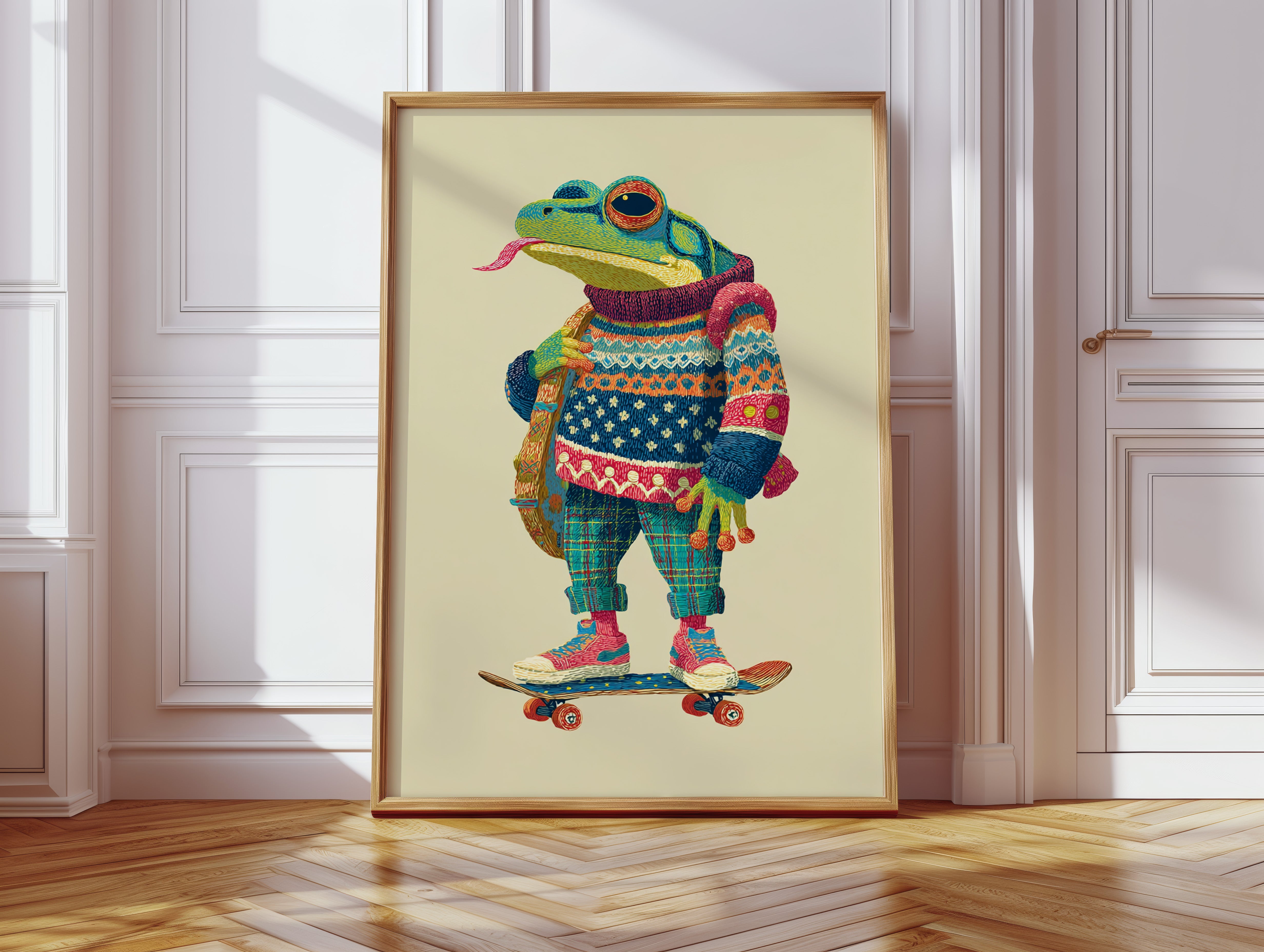 A Skateboarding Tale of Color