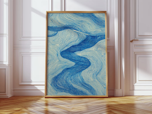 Currents of Blue and White
