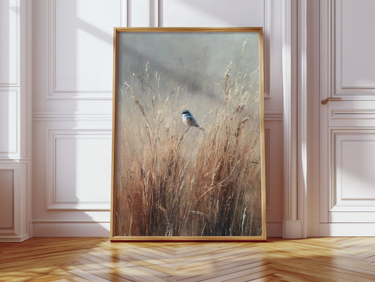 A Moment Among Golden Grasses