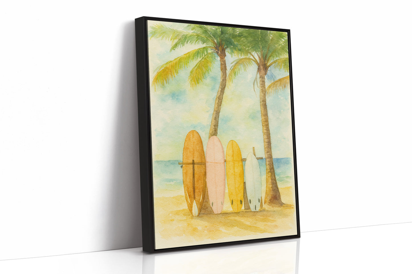 Surf Boards Await Morning Tide
