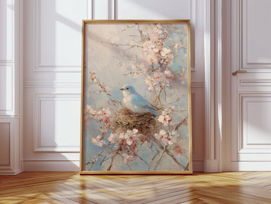 Nestled Among Blossoms