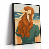 Copper Waves Meet Ocean Blue