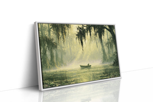 Rowing Through the Green Bayou