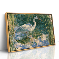 Heron, Marsh Reeds