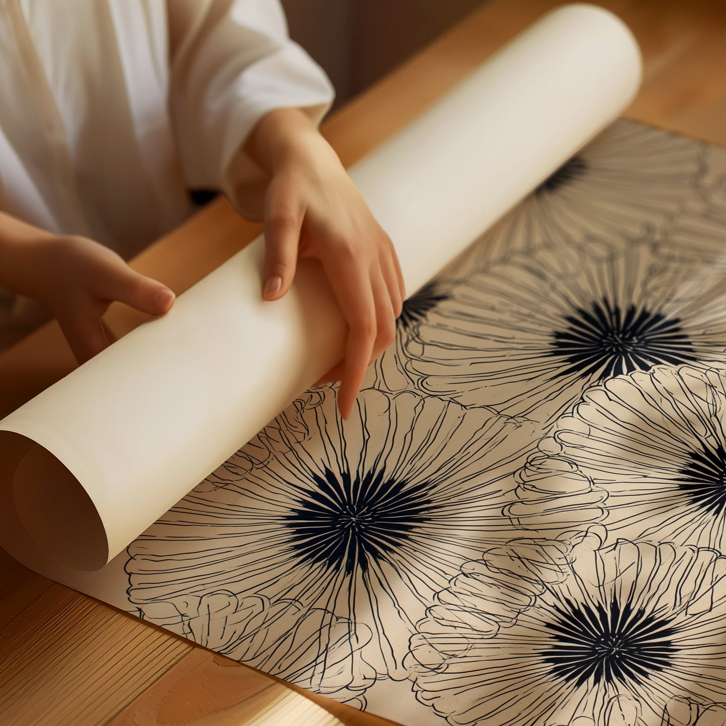 Ink Blooms Dance In Morning Light