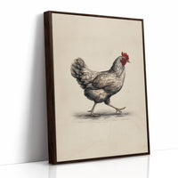 Pastoral Elegance: The Farmyard Patrol