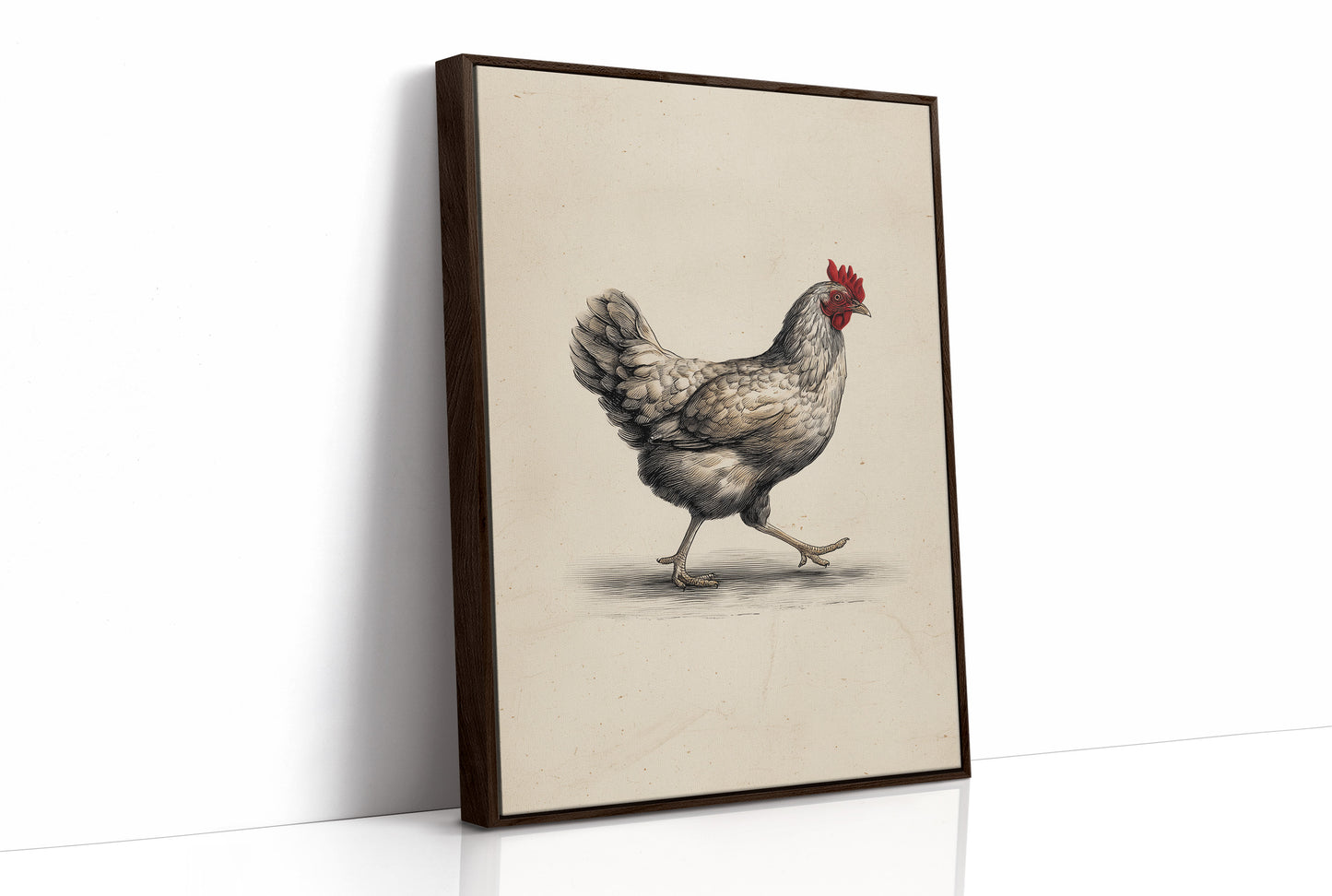 Pastoral Elegance: The Farmyard Patrol