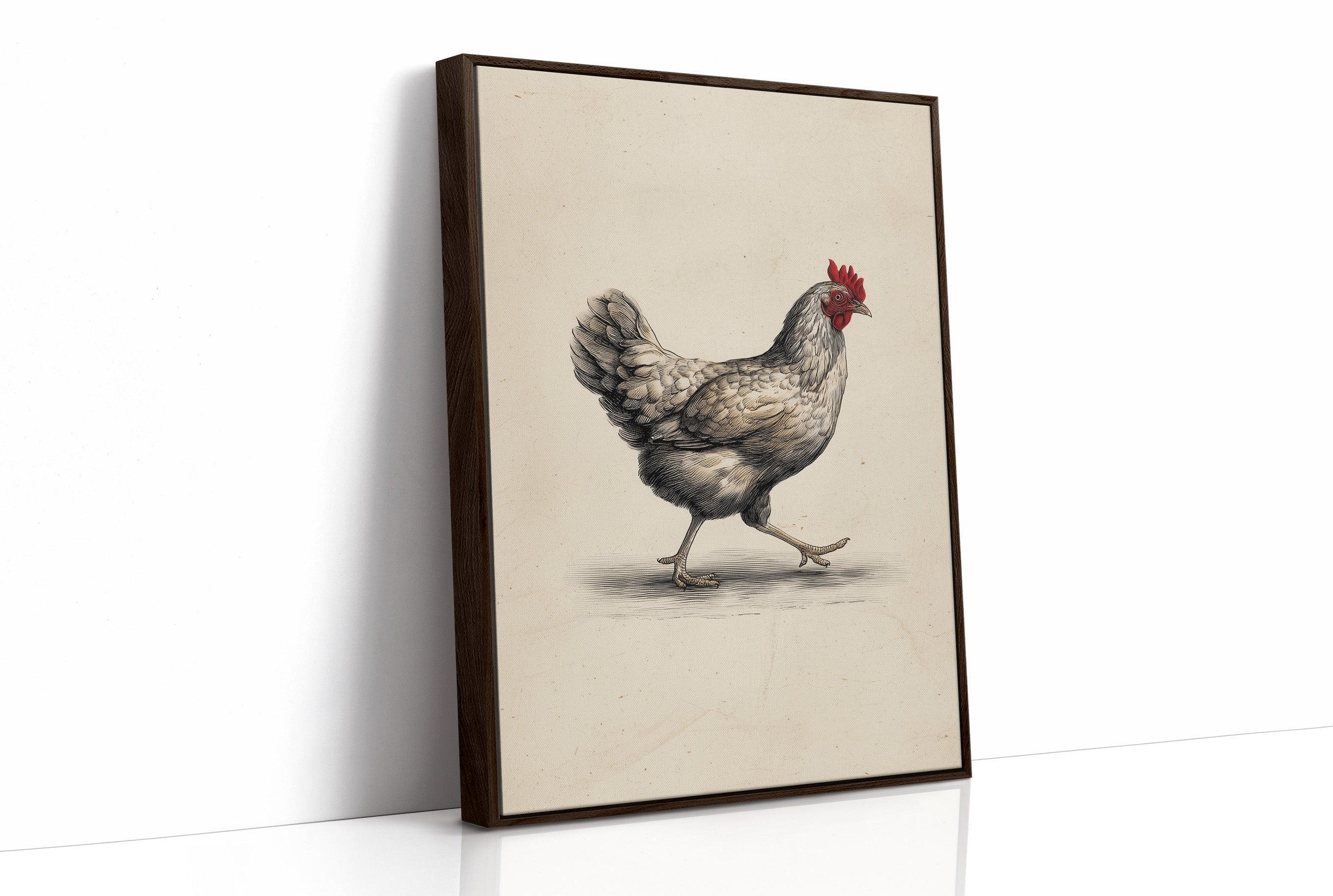 Pastoral Elegance: The Farmyard Patrol