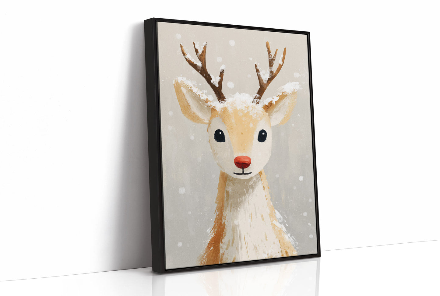 Snow-Dusted Christmas Reindeer