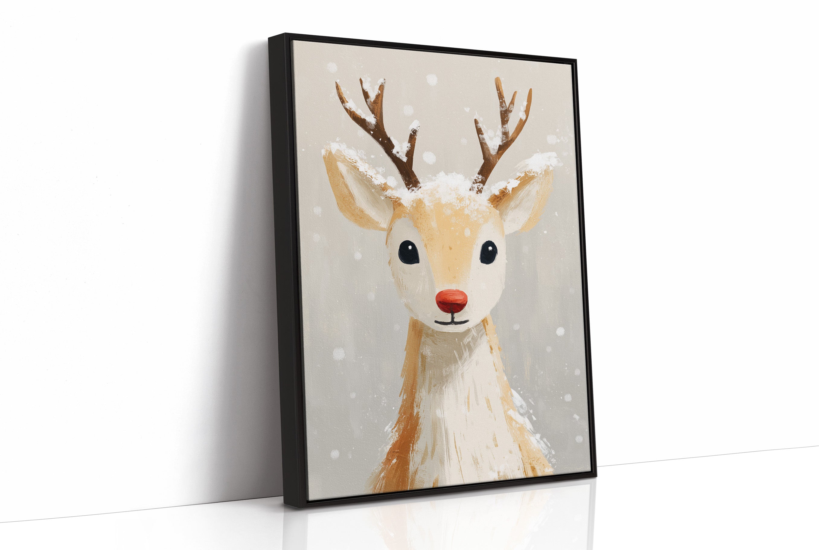 Snow-Dusted Christmas Reindeer