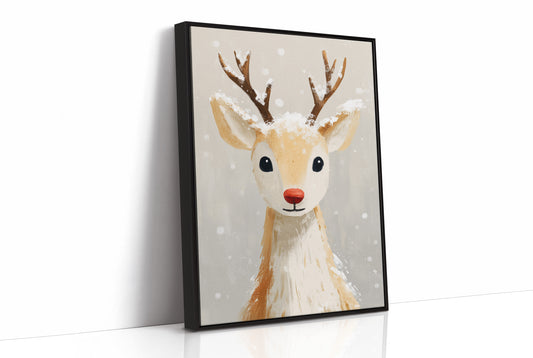 Snow-Dusted Christmas Reindeer