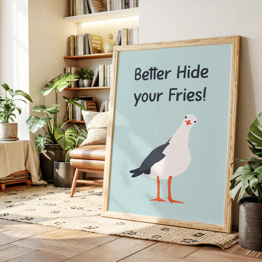 Seagull Seeks Seaside Snack Secrets