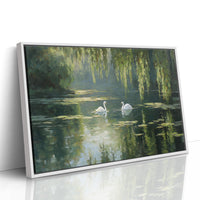 Swans Drift Through Literary Reflections