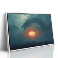 Dragon Rising Over the Graveyard