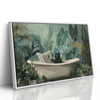 Morning News in the Jungle Bath