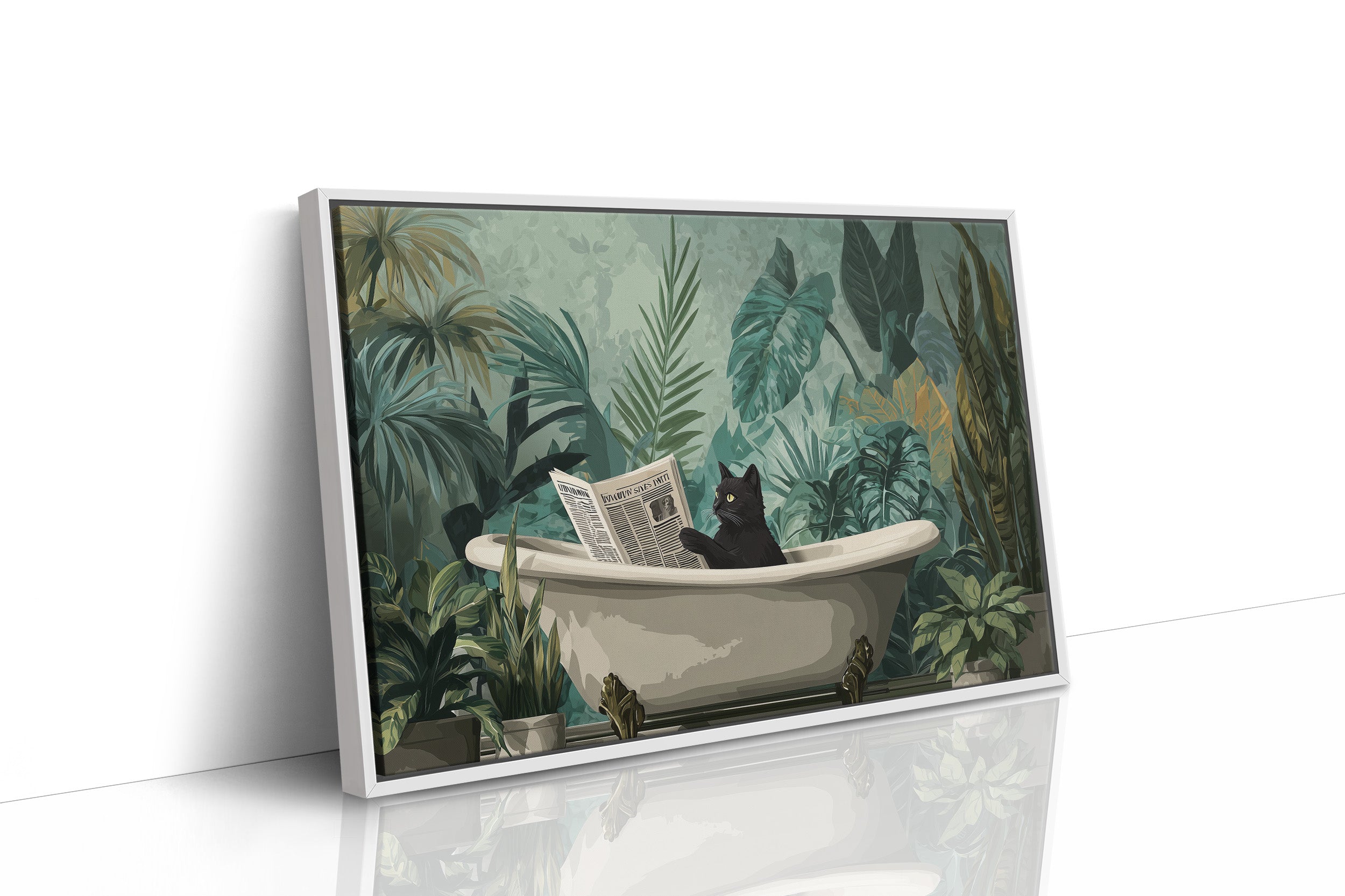 Morning News in the Jungle Bath