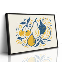 Mediterranean Kitchen Dances In Blue