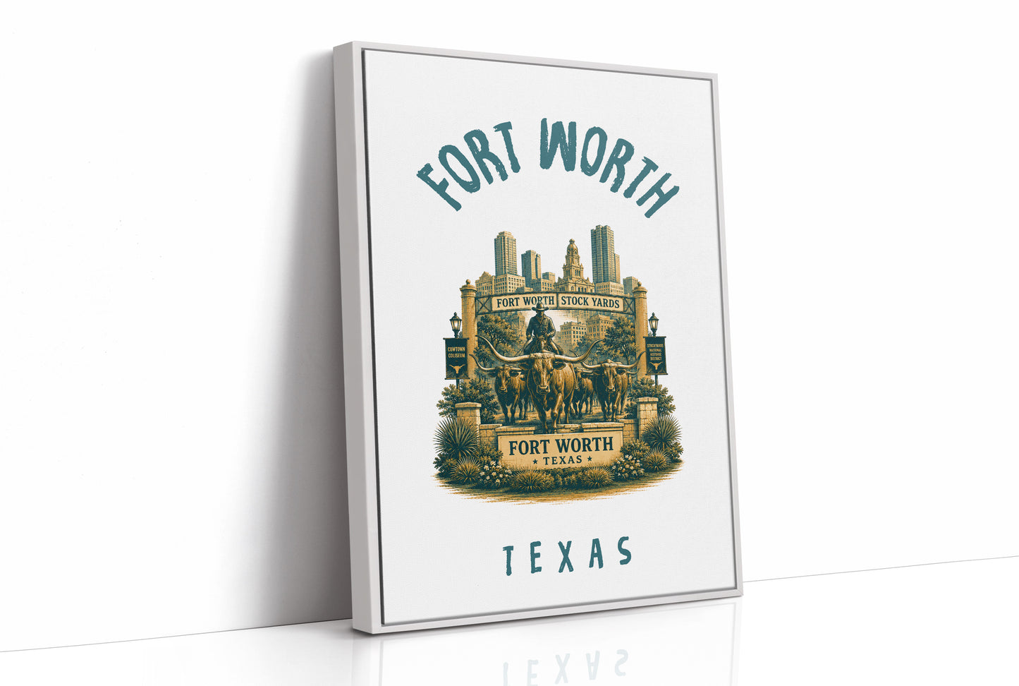 Fort Worth's Longhorn Gate