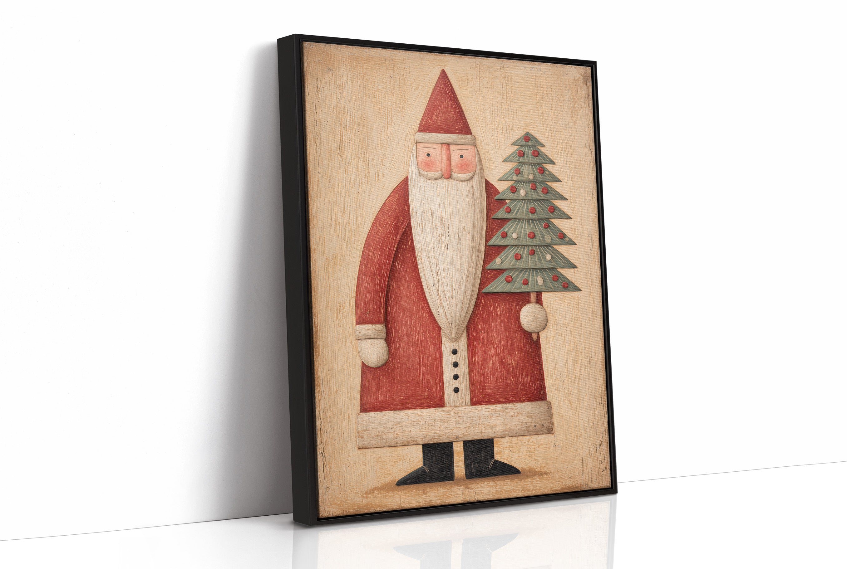 Whimsical Santa of Yuletide Traditions