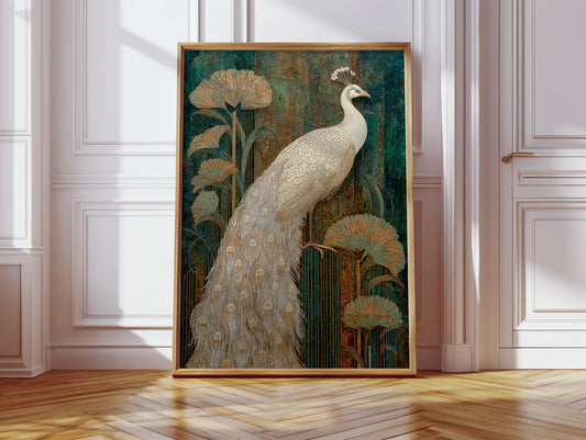 Regal Elegance Amongst Golden Blooms