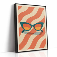 Summer Through Teal Cat Eyes