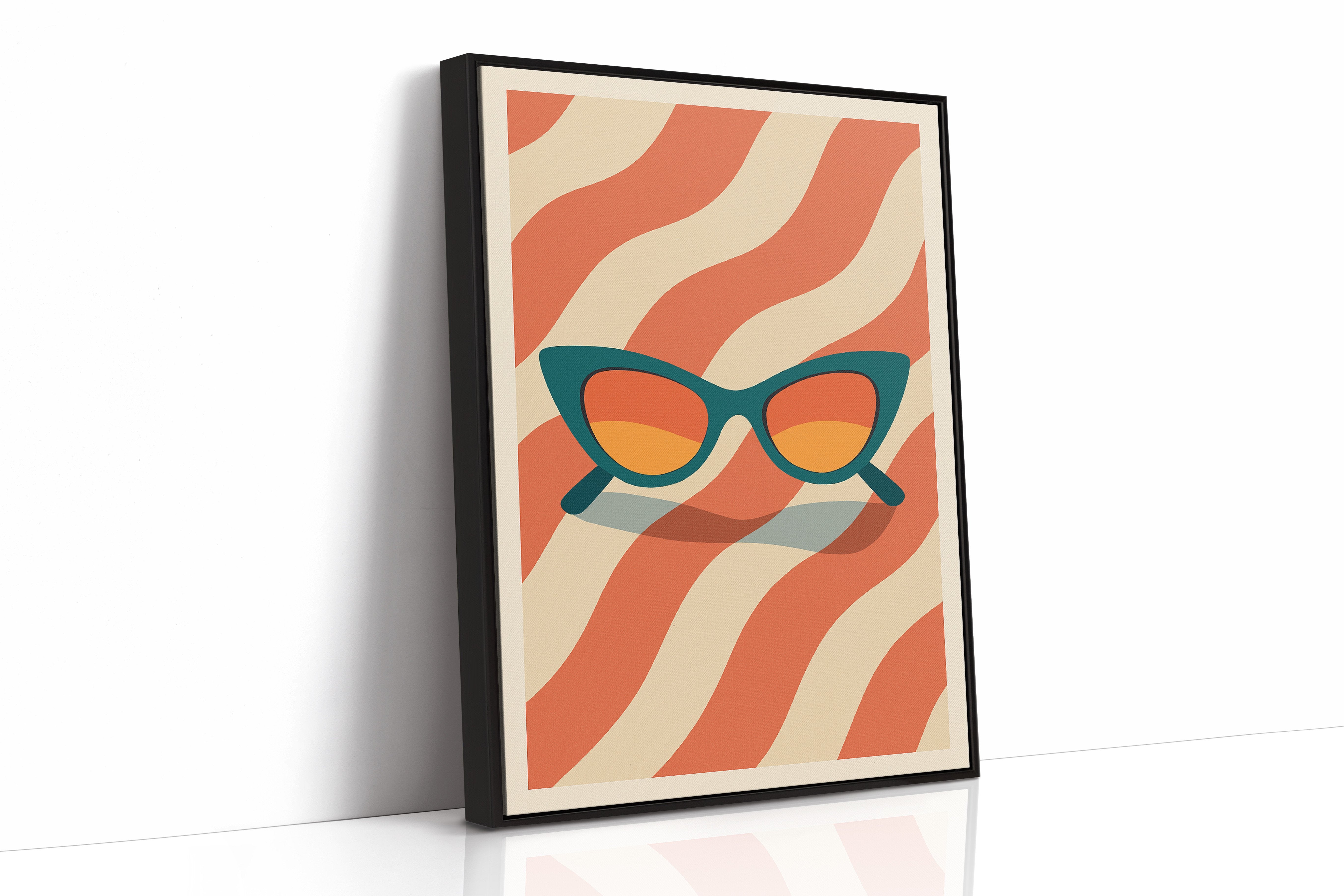 Summer Through Teal Cat Eyes