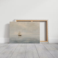 Solitude Sailing Through Ivory Waters