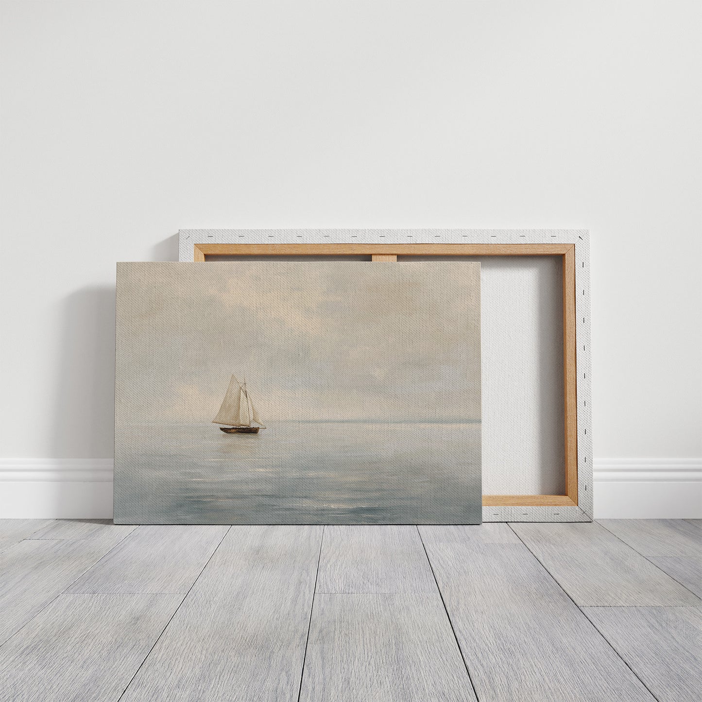 Solitude Sailing Through Ivory Waters