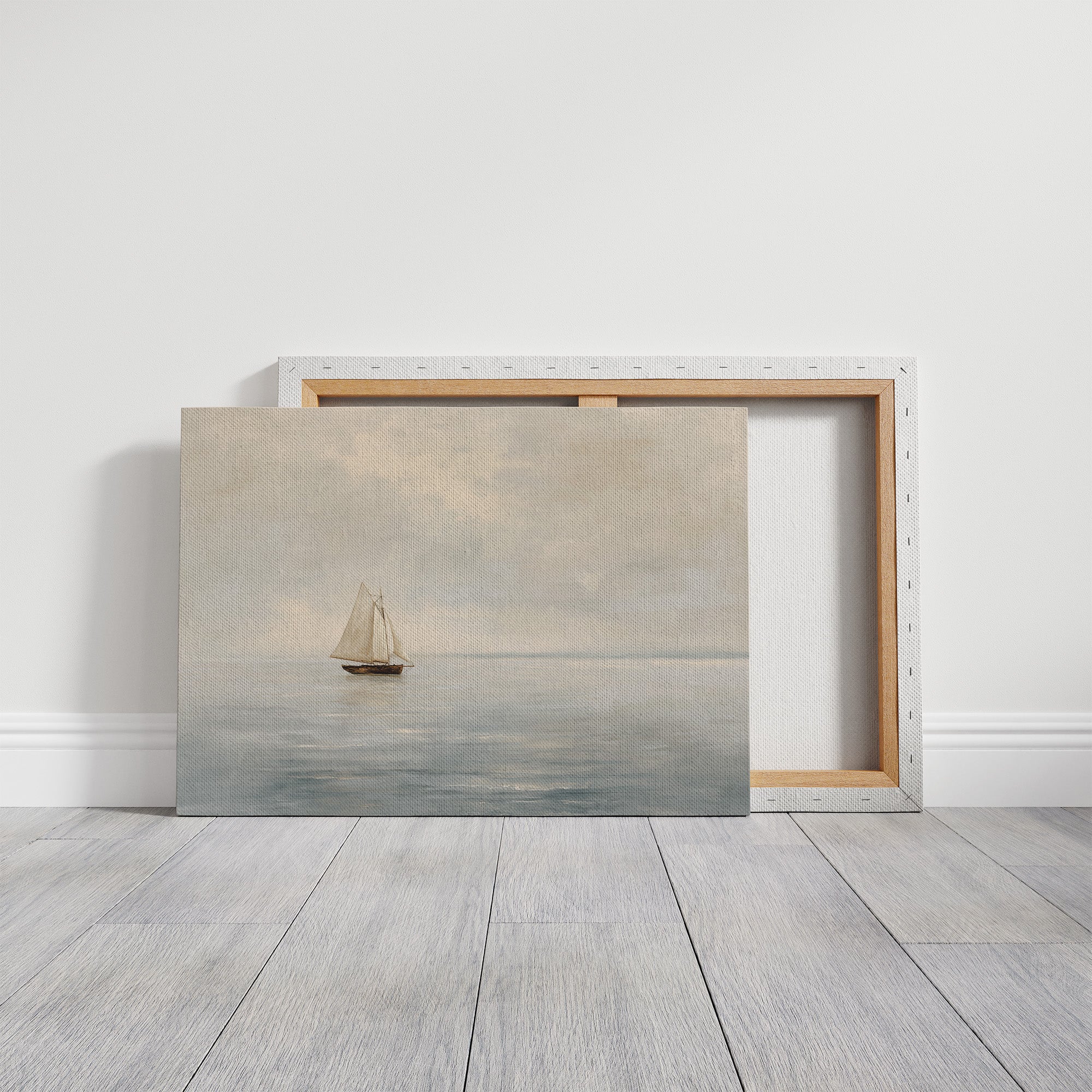 Solitude Sailing Through Ivory Waters