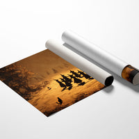 Autumn Coven Gathers By Moonlight