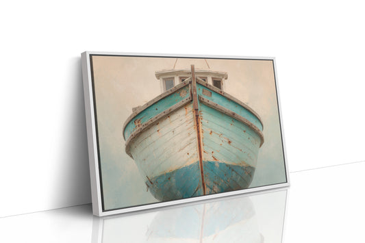 Weathered Vessel Awaits The Tide