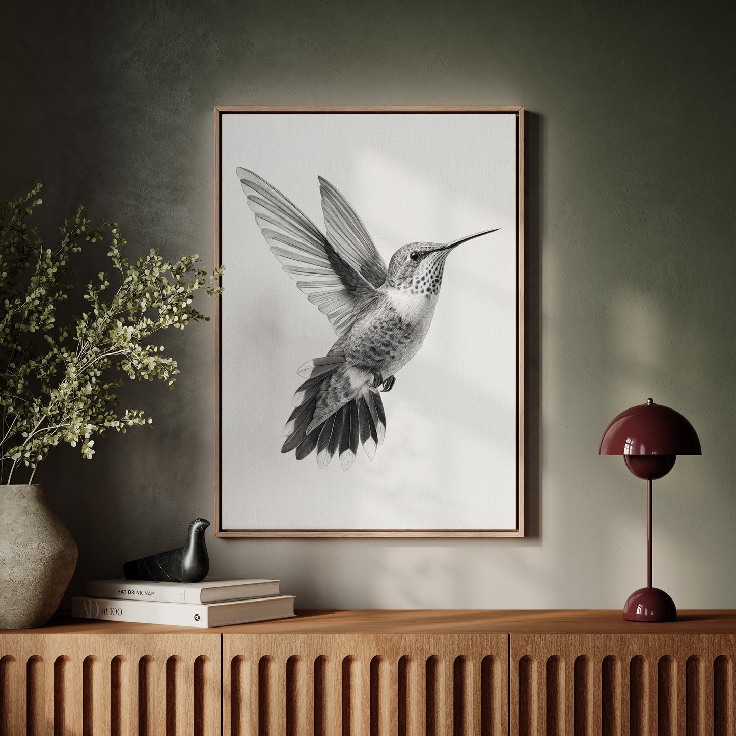Graceful Hummingbird in Flight