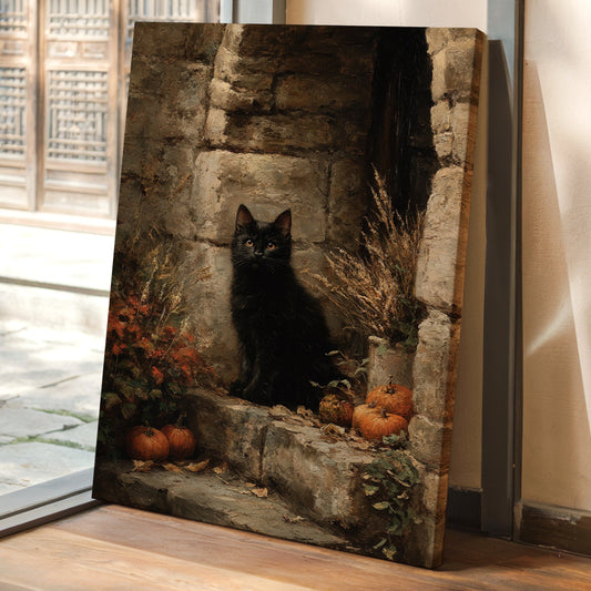 A Watchful Presence Amidst Autumn