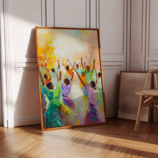 Lifted in Praise and Color