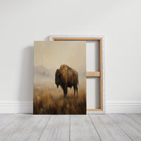 Bison in the Amber Haze
