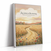 Joy Comes in the Morning: Harvest Scripture Print