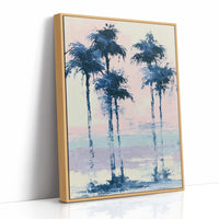 Navy Palms, Cotton Candy Sky