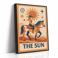 Desert Rider Under Cosmic Light