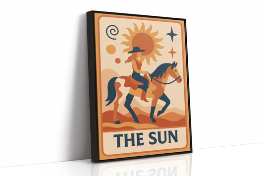 Desert Rider Under Cosmic Light